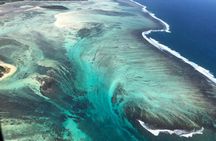 Mauritius scenic helicopter flight from International Airport