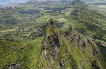 Mauritius scenic helicopter flight from International Airport