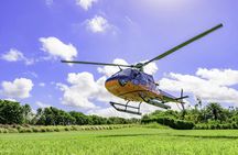 Underwater Waterfall helicopter flight from South Helipad Bel Ombre