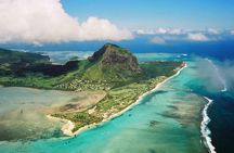 Underwater Waterfall helicopter flight from South Helipad Bel Ombre