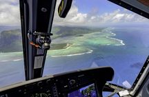 Underwater Waterfall helicopter flight from South Helipad Bel Ombre