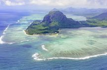 Underwater Waterfall helicopter flight from South Helipad Bel Ombre