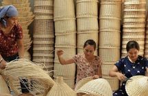 Half-day traditional silk and bamboo villages guided tour