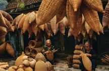 Half-day traditional silk and bamboo villages guided tour