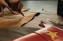 Leather notebook making workshop in Hanoi