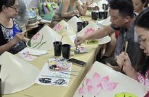 Nón Lá conical hat painting workshop in Ho Chi Minh City