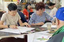 Traditional Vietnamese kite painting workshop in Hue