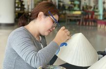 Conical hat painting workshop with Royal Tea in Hue