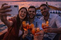 Naples sunset boat tour with aperitivo from Portici