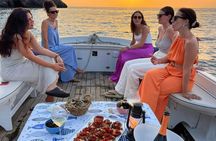 Naples sunset boat tour with aperitivo from Portici