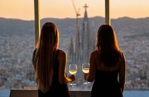 Wine tasting at the Mirador Torre Glòries with 360° views of Barcelona