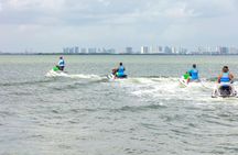 Wave Runner Jet Ski in the Nichupté Lagoon or the Caribbean Ocean