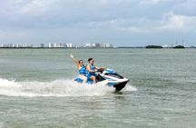 Wave Runner Jet Ski in the Nichupté Lagoon or the Caribbean Ocean