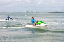 Wave Runner Jet Ski in the Nichupté Lagoon or the Caribbean Ocean