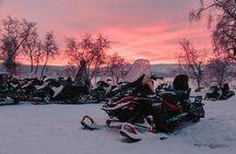Snowmobile adventure from Tromsø to the Finnish Lapland