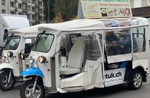 Guided tuk-tuk tour in Lucerne with fondue and wine