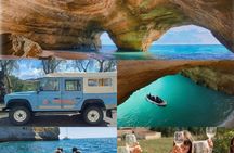 4x4 ride in Algarve with wine tasting, and boat cruise