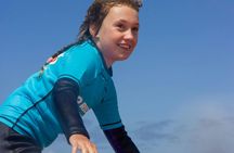 Surfing lesson for beginners at Anglesea
