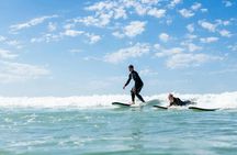 Surfing lesson for beginners at Torquay beach