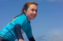 Surfing lesson for beginners at Torquay beach