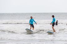 Surfing lesson for beginners at Noosa Heads