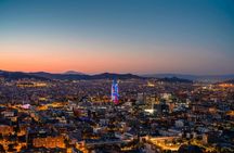 Wine tasting at the Mirador Torre Glòries with 360° views of Barcelona