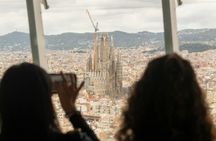 Wine tasting at the Mirador Torre Glòries with 360° views of Barcelona