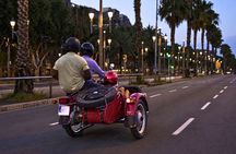 Barcelona sunset tour by sidecar motorcycle with a private guide