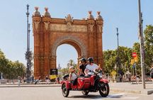 Half-day Barcelona tour by sidecar with private guide