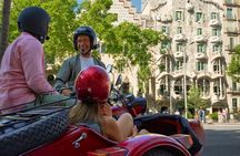Half-day Barcelona tour by sidecar with private guide