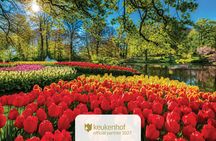 Keukenhof ticket with transfer, bus audio guide and canal cruise