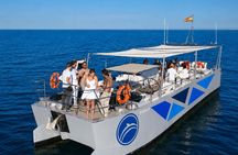 Dolphin watching shared catamaran tour in Benalmádena
