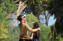 Eiffel Tower augmented reality outdoor tour at Champ-de-Mars