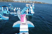 Inflatable Water Park Adventure in the Sea of Salou