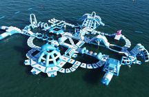 Inflatable Water Park Adventure in the Sea of Salou