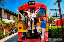 Bangkok Railway Market, Wat Bang Kung and Klong Khon tour