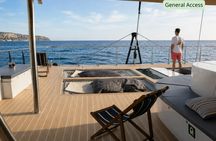 Palma Bay premium catamaran with dinner, swim and optional VIP area