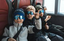 Glacier and ice cave tour in glacier monster truck from Gullfoss