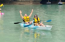 Ha Long Bay full-day cruise with caves and island visit