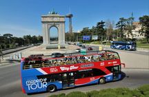 Panoramic double-decker bus tour around Madrid with audio guide