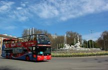Panoramic double-decker bus tour around Madrid with audio guide