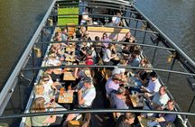 Floating terrace boat tour in Groningen