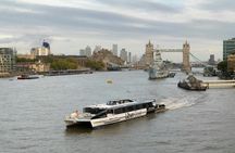 London Christmas lights open top bus tour and single boat trip