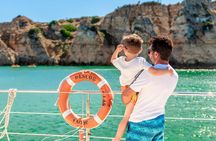 Lagos catamaran cruise to Ponta da Piedade caves with swim stop