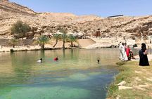 Private tour to Wadi Bani Khalid and desert villages from Muscat with lunch