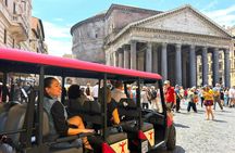 Rome golf cart sightseeing tour with audio guide