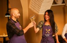 Adults-only pasta and prosecco class in twilight Trastevere Rome