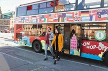 Copenhagen hop-on hop-off bus with 1-hour boat cruise