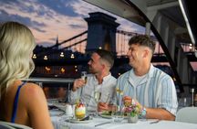 Danube dinner and lights cruise with 3-course meal in Budapest