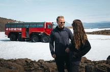 Langjökull Glacier monster truck tour from Gullfoss